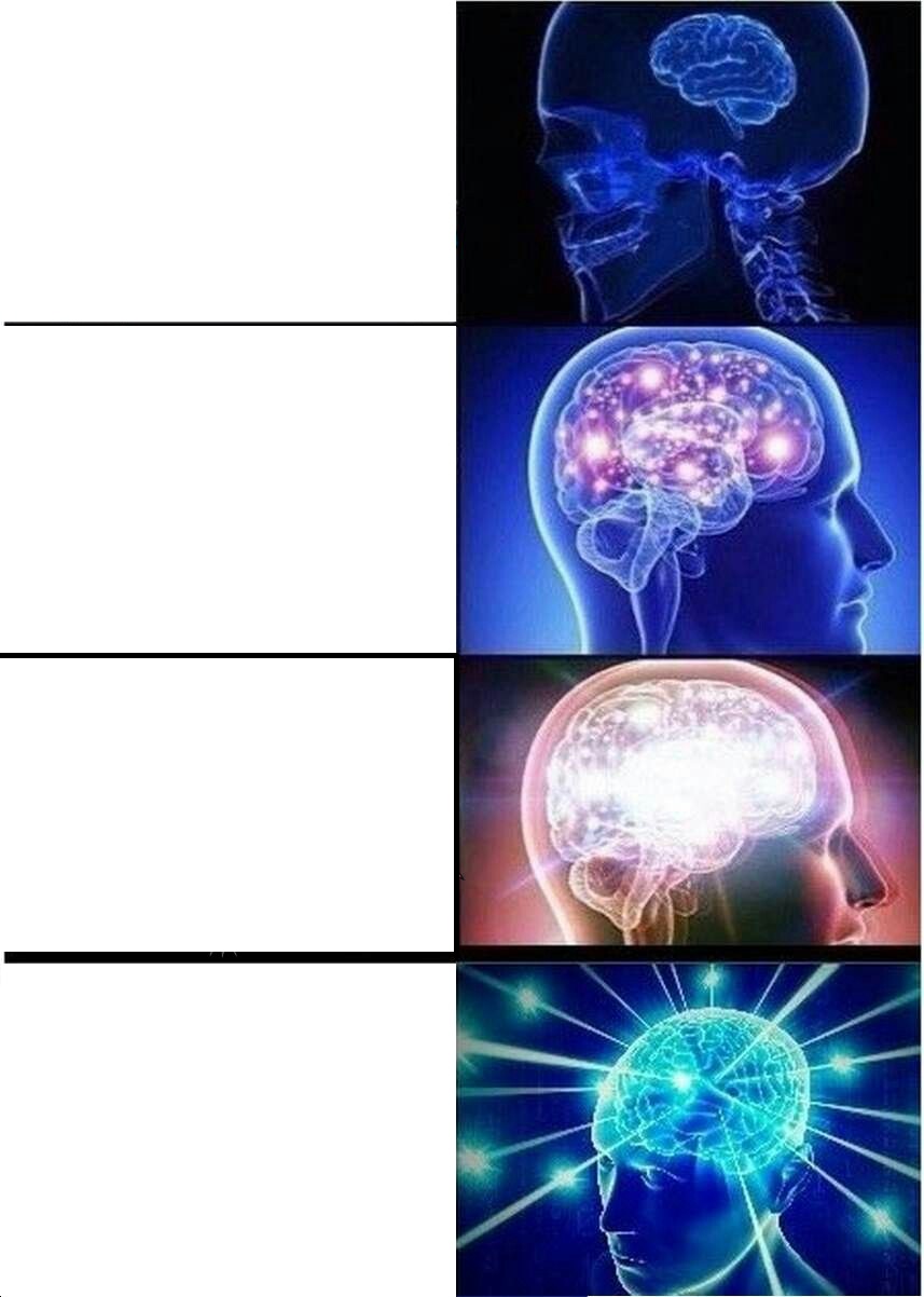 Expanding Brain meme about Sensate